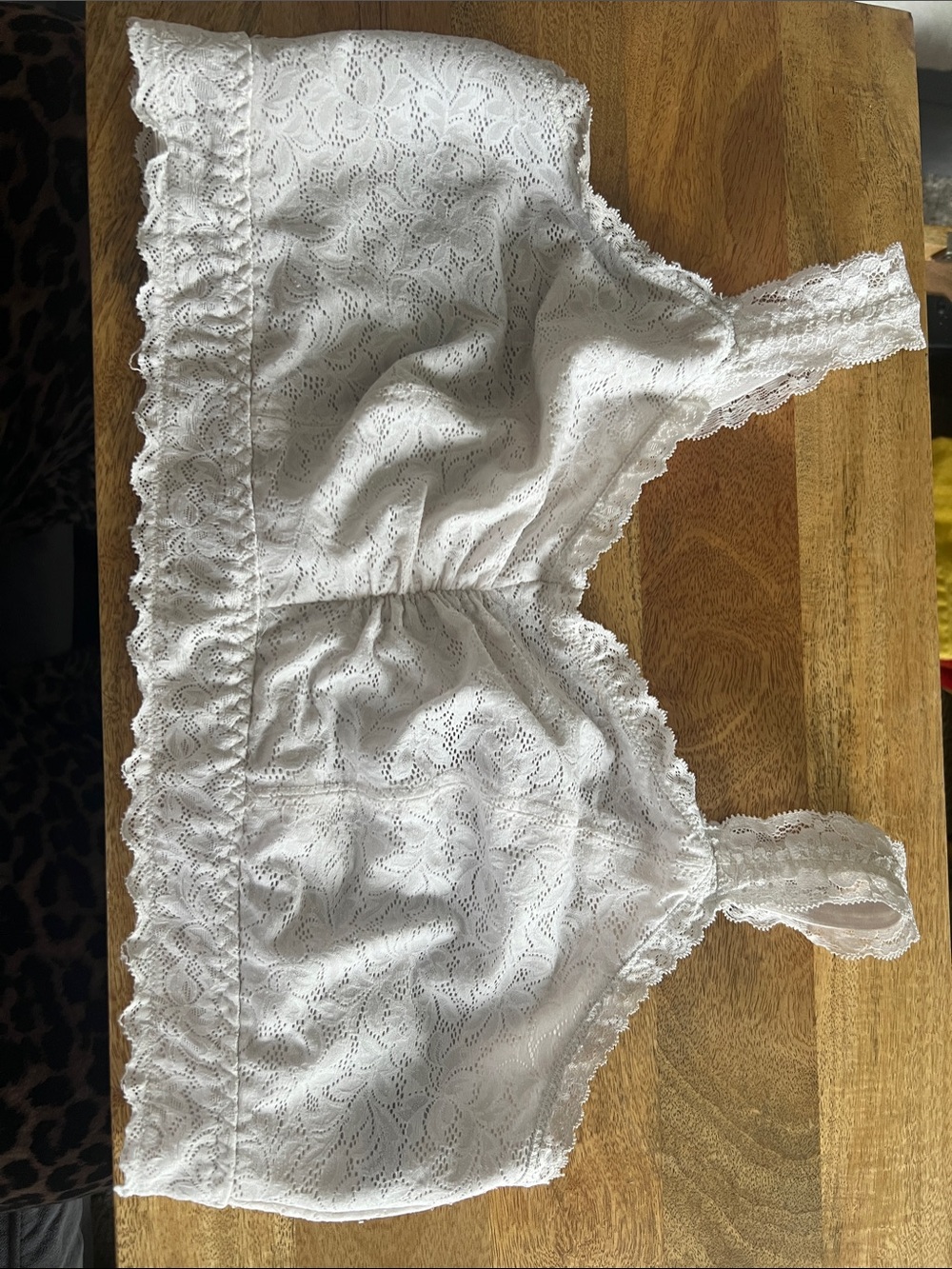 Torrid Curve 1X Lace Bralette White